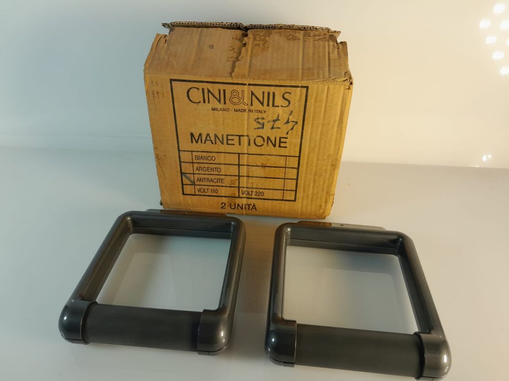 COPPIA DI APPLIQUE CINI&NILS MOD.MANETTONE OMOCROMATICO