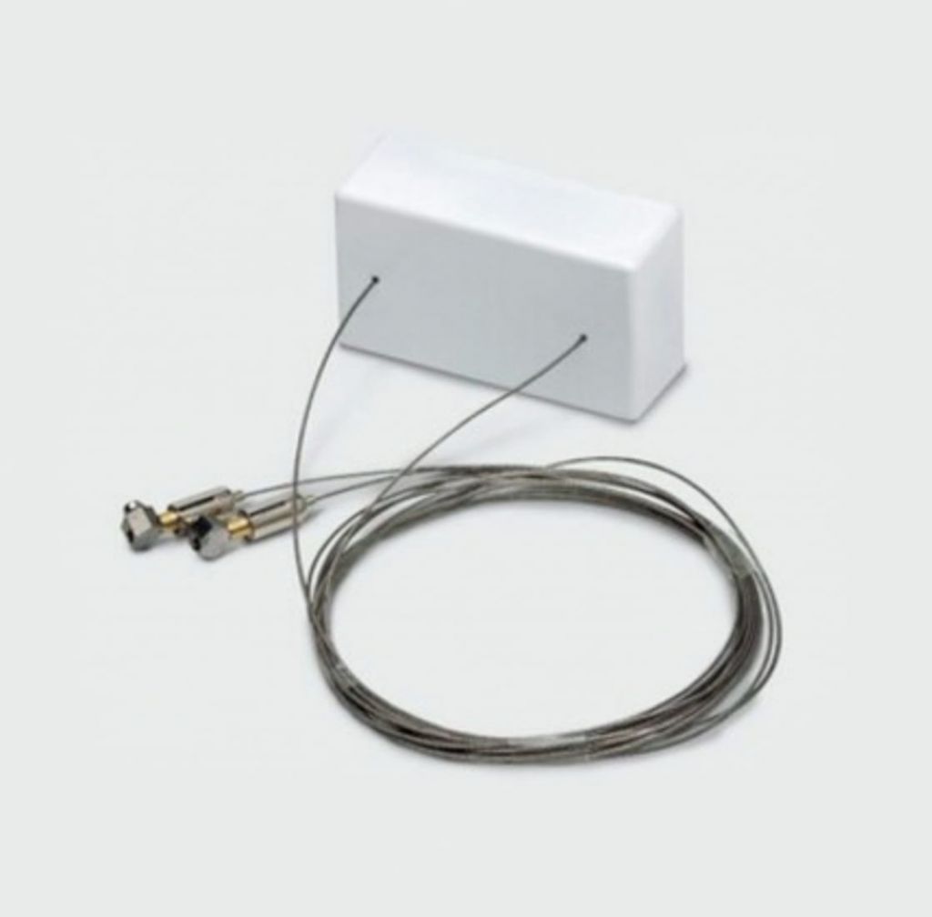 I-GUZZINI 9168 BASETTA DI SOSPENSIONE CON CAVI IN ACCIAIO COLORE BIANCO