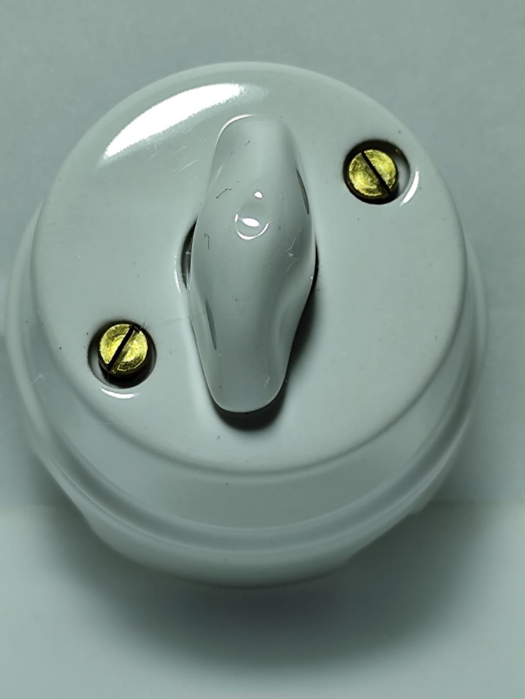 PULSANTE ROTATIVO IN PORCELLANA LE PROLUNGHE C'ERA UNA VOLTE SERIE ELITE COD.5972