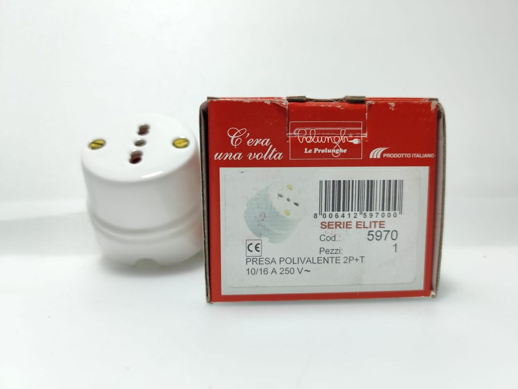 LE PROLUNGHE C'ERA UNA VOLTA LINEA ELITE PRESA POLIVALENTE COD 5970