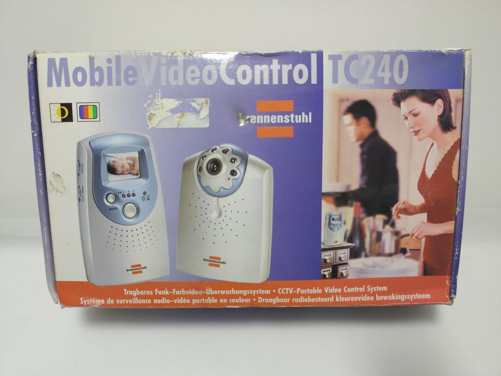 BRENNENSTUHI SITEMA DI VIDEO SORVEGLIANA A COLORI VIA RADIO PORTATILE TC 240
