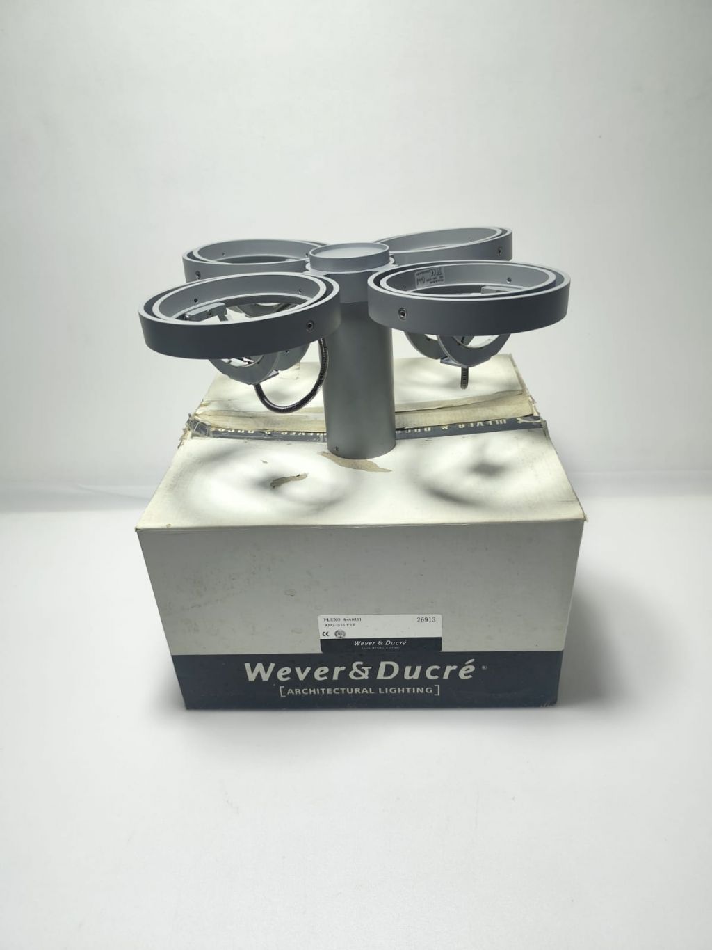 LAMPADA DA SOFFITTO WEVER &DUCRE' MOD.PLUXO 4XAR111 RIF 26913 G53